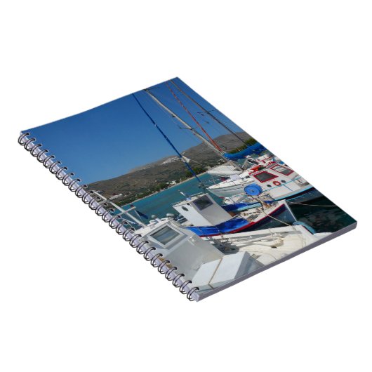 Griechischer Insel-Hafen Notizblock (Rechte Seite)