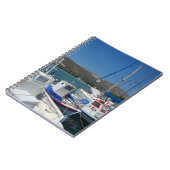 Griechischer Insel-Hafen Notizblock (Linke Seite)