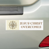 Griechischer "Jesus Christus überwindt " Autoaufkleber (Auf Auto)
