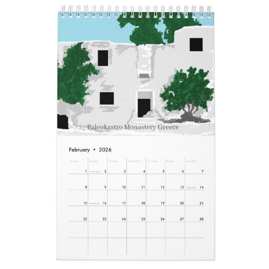 Griechischer Kalender 2025 von Sarr (Feb 2026)