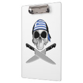 griechischer Koch Klemmbrett (Links)