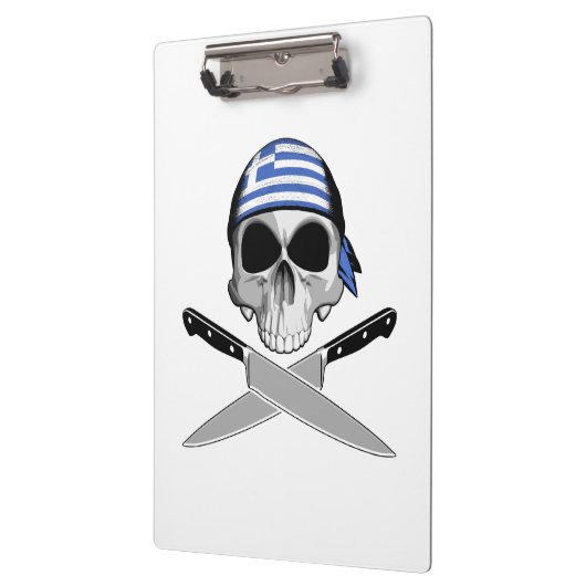 griechischer Koch Klemmbrett (Links)