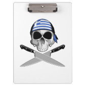 griechischer Koch Klemmbrett (Vorderseite)