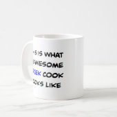 griechischer Koch, phantastisch Kaffeetasse (Vorderseite Links)