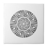 Griechischer Kreis Zeichnend Fliese (Vorderseite)