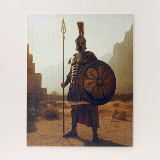 Griechischer Krieger 3 Puzzle (Vertikal)