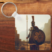Griechischer Krieger 3 Schlüsselanhänger (Vorderseite)