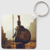 Griechischer Krieger 3 Schlüsselanhänger (Rückseite)