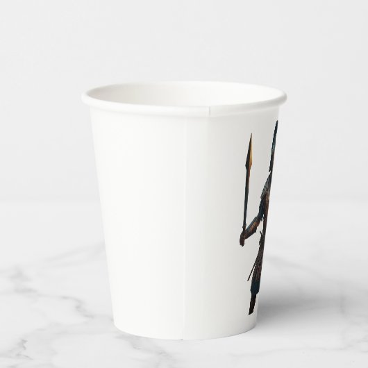 Griechischer Krieger Pappbecher (Rechts)