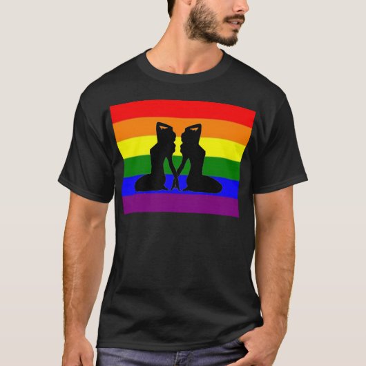 Griechischer lesbischer Stolz T-Shirt (Vorderseite)