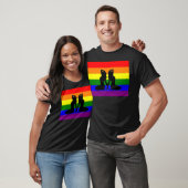 Griechischer lesbischer Stolz T-Shirt (Unisex)