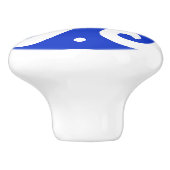 Griechischer Masander-Schlüssel, Wave Key, Blau, I Keramikknauf (Seitenansicht)