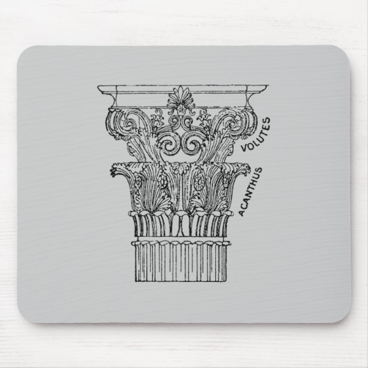 Griechischer Mauszeiger Mousepad (Vorne)
