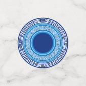 Griechischer Meander - griechischer Schlüssel - Bl Konfetti (Klein Vorderseite)