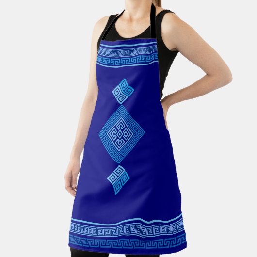 Griechischer Meander - griechischer Schlüssel - Bl Schürze (InSitu)