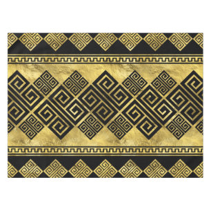 Griechischer Meander - griechischer Schlüsselschw Tischdecke