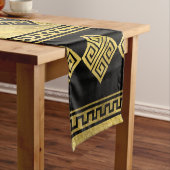 Griechischer Meander - griechischer Schlüsselschwa Kurzer Tischläufer (Beispiel)