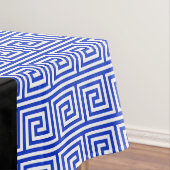 Griechischer Meander Key Blue, Ihr Name, personali Tischdecke (Beispiel)