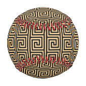 Griechischer Meander Key Brown, Ihr Name, personal Baseball (Vorderseite)