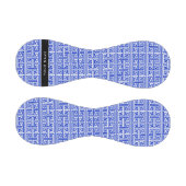 Griechischer Meander Key H Blue, Ihr Name, persona Baseball (Paneele)