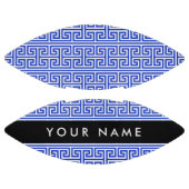 Griechischer Meander Key H Blue, Ihr Name, persona Football (Paneele)