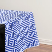 Griechischer Meander Key H Blue, Ihr Name, persona Tischdecke (Beispiel)