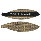 Griechischer Meander Key H Brown, Ihr Name, person Basketball (Panele)