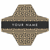 Griechischer Meander Key H Brown, Ihr Name, person Fußball (Flach)