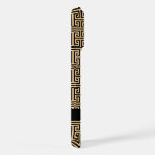 Griechischer Meander Key H Brown, Ihr Name, person iPhone Hülle (Rechte Seite)