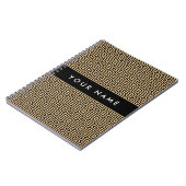 Griechischer Meander Key H Brown, Ihr Name, person Notizblock (Linke Seite)