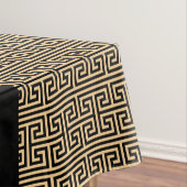 Griechischer Meander Key H Brown, Ihr Name, person Tischdecke (Beispiel)