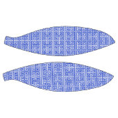 Griechischer Meander Key Square H Pattern Blau Basketball (Panele)