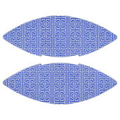 Griechischer Meander Key Square H Pattern Blau Football (Paneele)