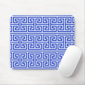 Griechischer Meander Key Square H Pattern Blau Mousepad (Mit Mouse)