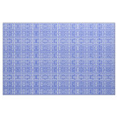 Griechischer Meander Key Square H Pattern Blau Stoff (Fat Quarter (45,7 x 55,9 cm))