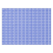 Griechischer Meander Key Square H Pattern Blau Tischdecke (Vorderseite (Horizontal))