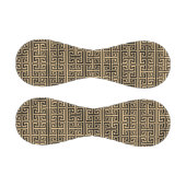Griechischer Meander Key Square H Pattern Brown Baseball (Paneele)