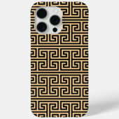 Griechischer Meander Key Square H Pattern Brown Case-Mate iPhone Hülle (Rückseite)