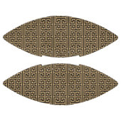 Griechischer Meander Key Square H Pattern Brown Football (Paneele)