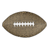 Griechischer Meander Key Square H Pattern Brown Football (Vorderseite)