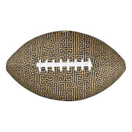 Griechischer Meander Key Square H Pattern Brown Football