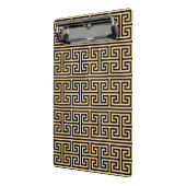Griechischer Meander Key Square H Pattern Brown Mini Klemmbrett (Gewinkelt2)