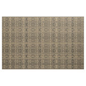 Griechischer Meander Key Square H Pattern Brown Stoff (Fat Quarter (45,7 x 55,9 cm))