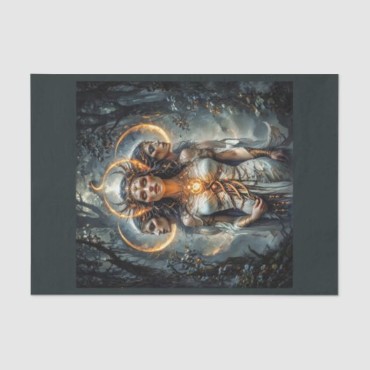 Griechischer Mythos: Hekate Goddess Seidenpapier (Vorderseite)