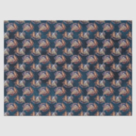 Griechischer Mythos Vintage Golddekoupage der Odys Seidenpapier