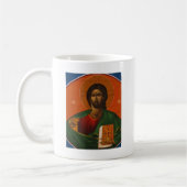 GRIECHISCHER ORTHODOXER IKONEN-JESUS CHRISTUS KAFFEETASSE (Links)