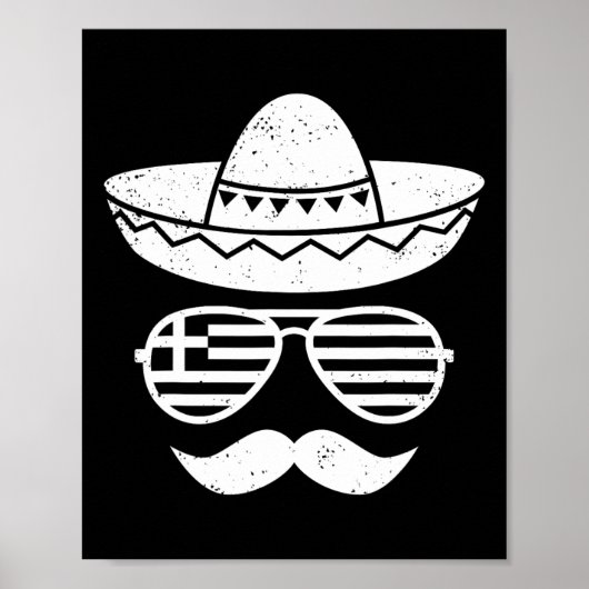 Griechischer Ostersalon Cinco De Mayo Mexiko Kinde Poster (Vorne)