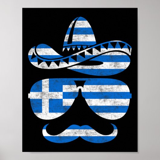 Griechischer Ostersalon Cinco De Mayo Mexiko Kinde Poster (Vorne)
