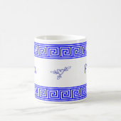 Griechischer Papou Keramikbecher Kaffeetasse (Mittel)