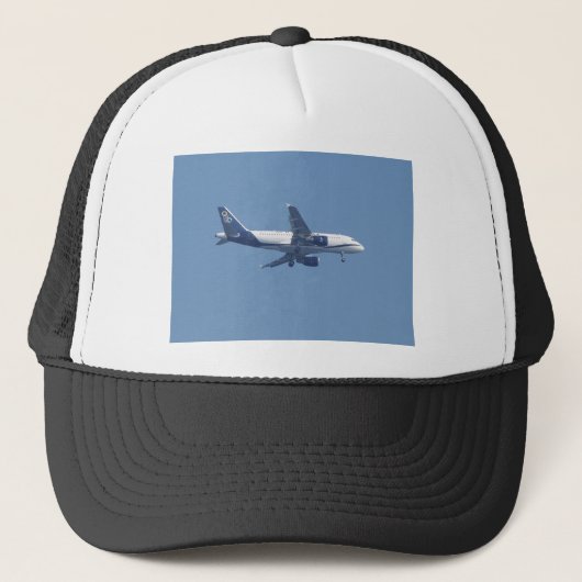 Griechischer Passagierjet Truckerkappe (Vorderseite)